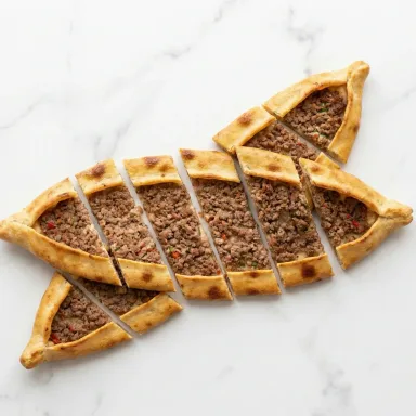 Kıymalı açık pide