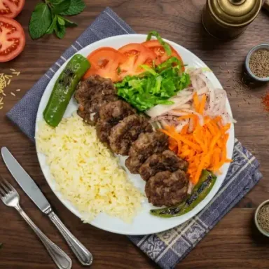 Izgara köfte porsiyonu